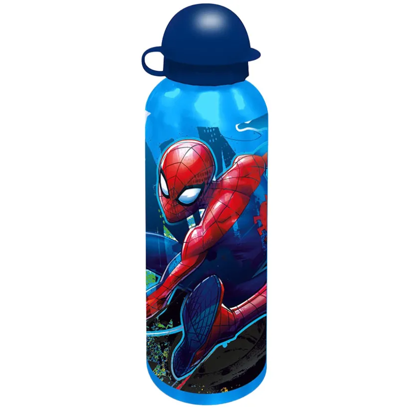 Drinkfles Aluminium 500ml Spiderman Ass.