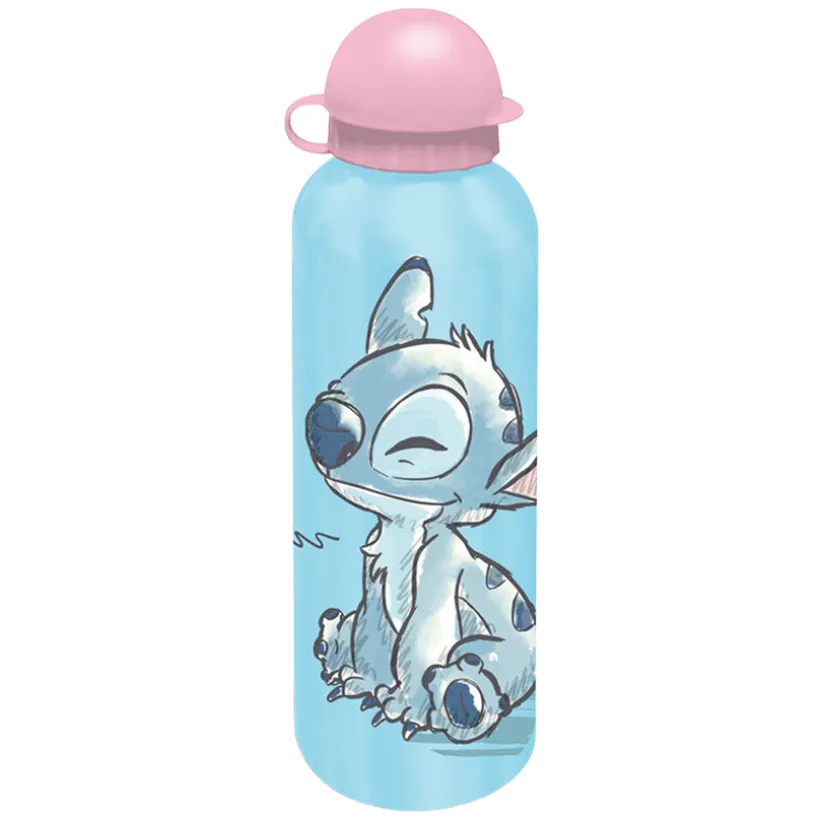 Drinkfles Aluminium 500ml Stitch Pastel Ass.