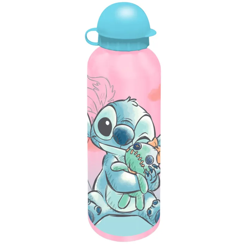 Drinkfles Aluminium 500ml Stitch Pastel Ass.