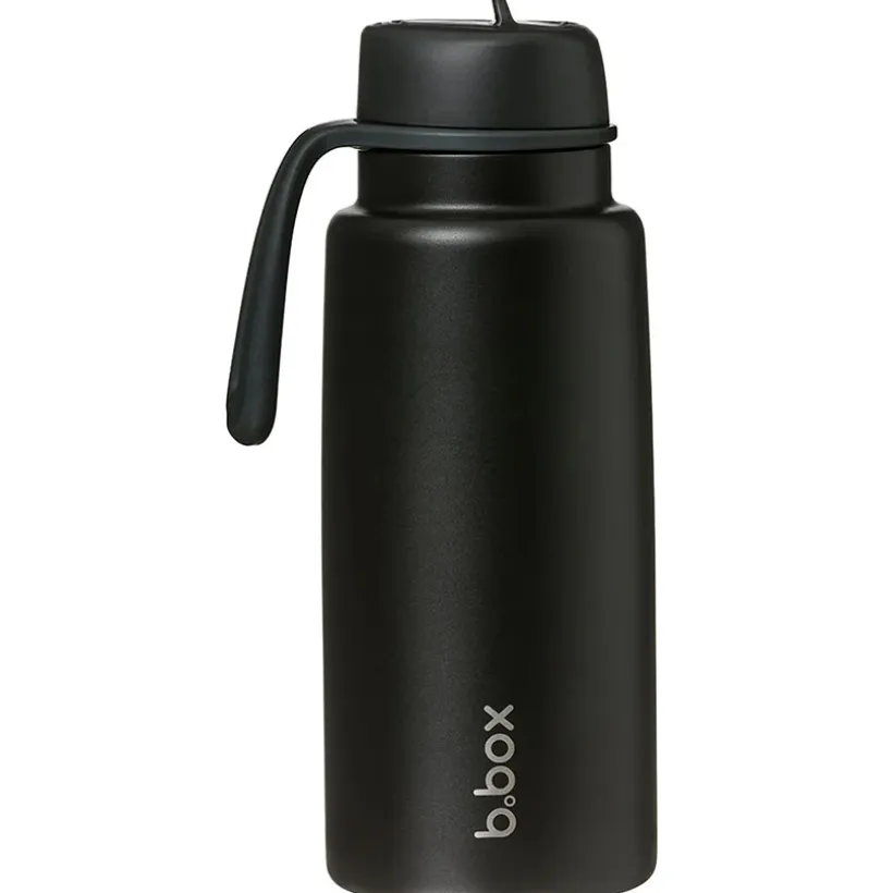 Drinkfles Isotermisch Flip Top 1L Zwart
