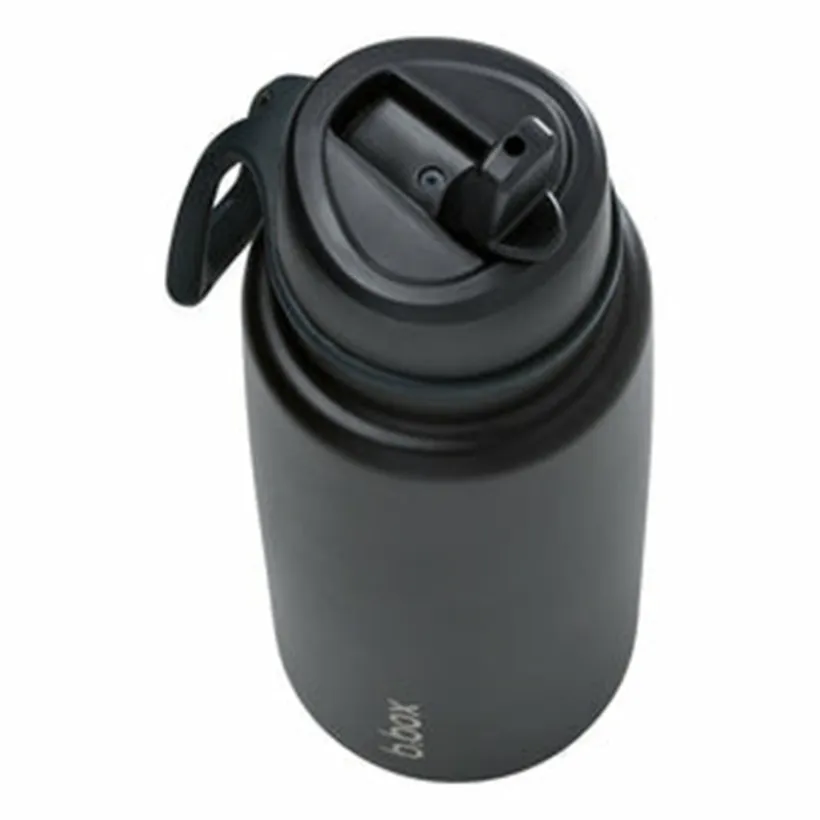Drinkfles Isotermisch Flip Top 1L Zwart