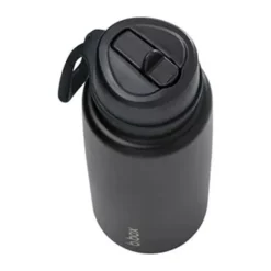 Drinkfles Isotermisch Flip Top 1L Zwart