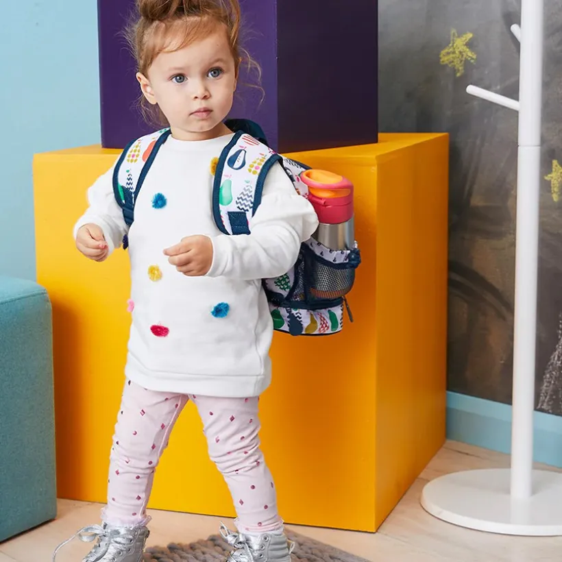 Drinkfles Isothermisch 350ml met rietje silicone Blauw 12m+