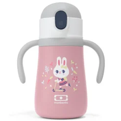 Drinkfles Isotherm Stram Bunny Roze