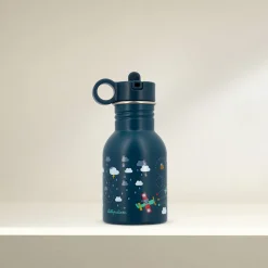 Drinkfles met Rietje 400ML Blauw Jules