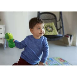 Drinkfles met rietje 300 ml - Groen - 12M+
