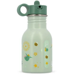 Drinkfles met Rietje 400ML Groen Joe