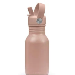 Drinkfles met rietjes 350 ml - Blushing Pink