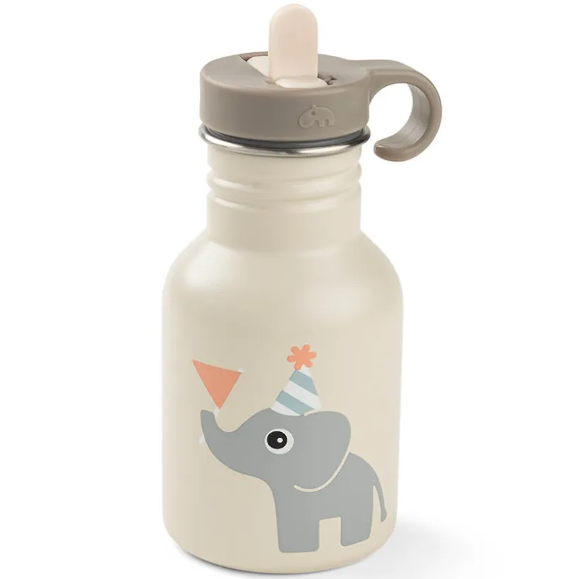 Drinkfles met rietje Tiny Farm Zand 350ML