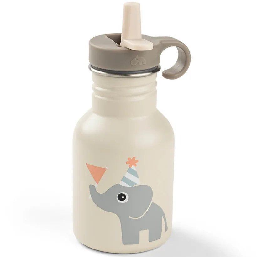Drinkfles met rietje Tiny Farm Zand 350ML