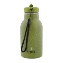 Drinkfles Mr. Dino roestvrij staal 350 ml ergonomische dop met draagriem