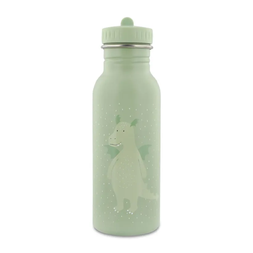 Drinkfles Mr. Dragon van roestvrij staal 500 ml met ergonomische dop en draagriem