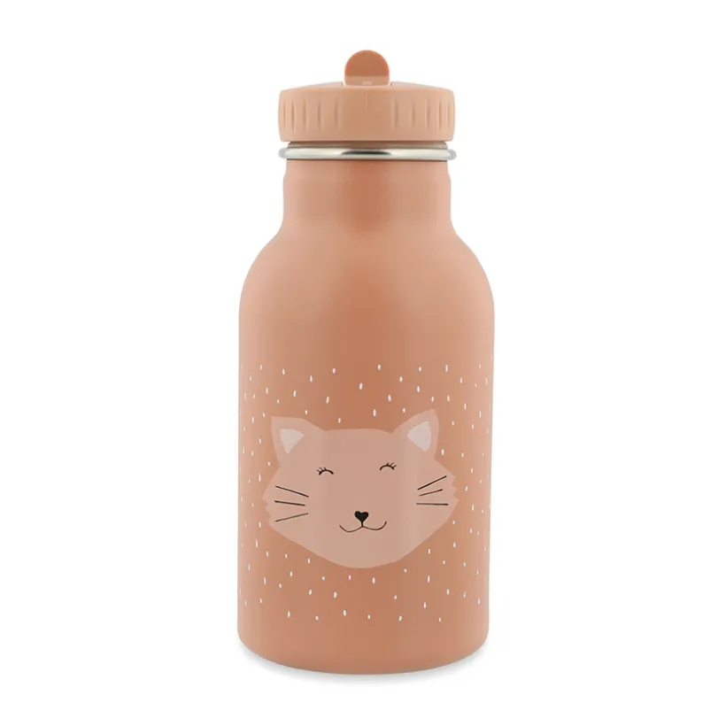 Drinkfles Mrs. Cat roestvrij staal 350 ml