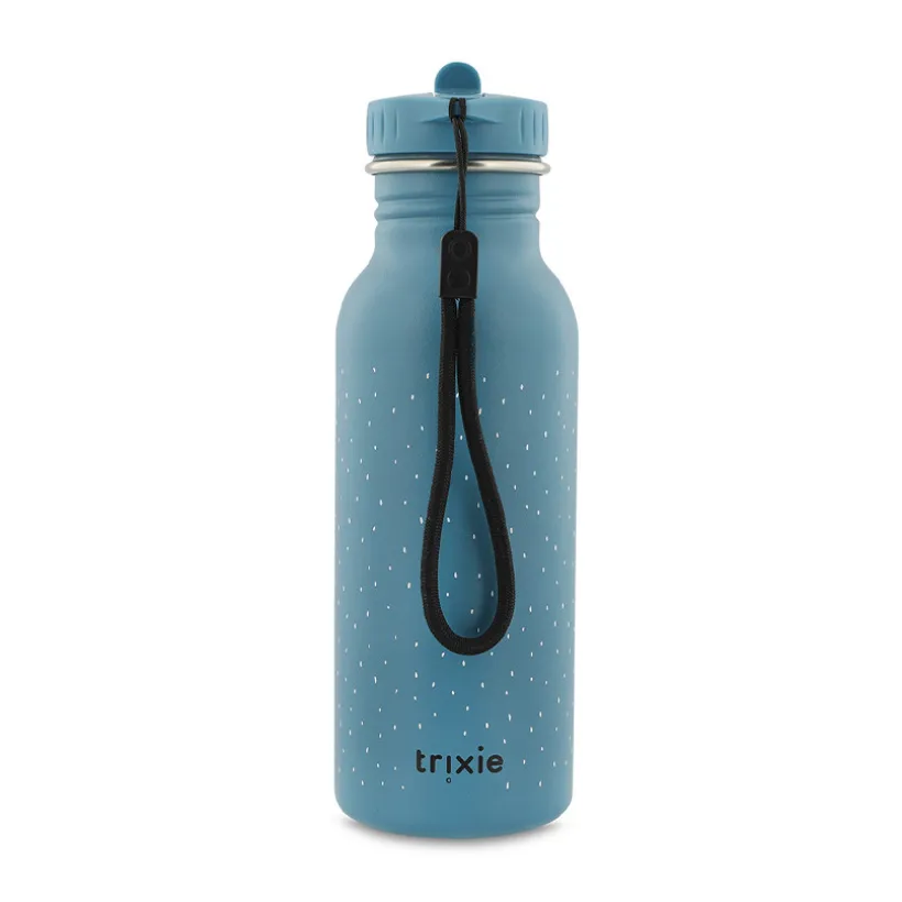 Drinkfles Mr. Triceratops van roestvrij staal 500 ml met ergonomische dop en draagriem
