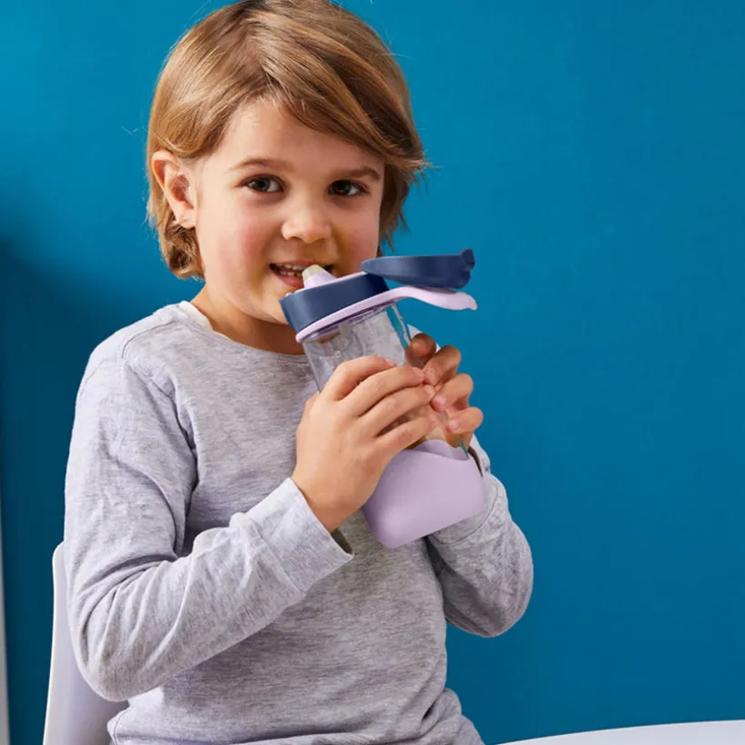 Drinkfles Sport met tuit 450ml Rose 12m+