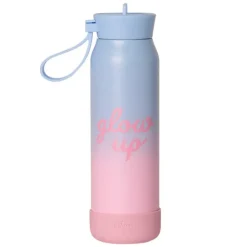 Drinkfles Thermos 350ml Pink Blue Glowup