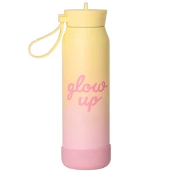 Drinkfles Thermos 350ml Yellow Pink Glowup