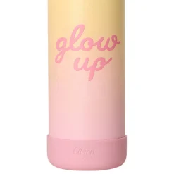 Drinkfles Thermos 350ml Yellow Pink Glowup