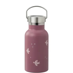 Drinkfles thermos 350ml Zwaluw Roze
