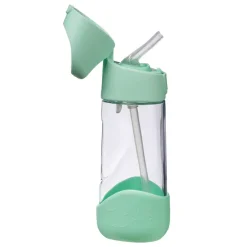 Drinkfles Tritan met silicone rietje 450ml Spearmint