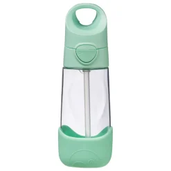 Drinkfles Tritan met silicone rietje 450ml Spearmint