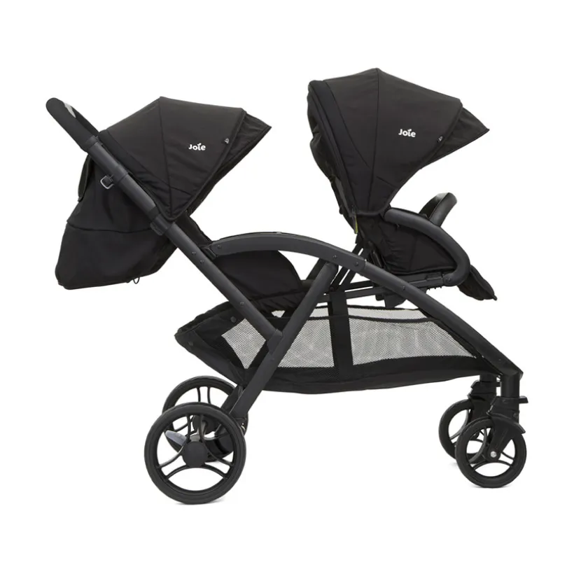 Dubbele kinderwagen Evalite Duo shale voor tweelingen en kinderen dicht bij elkaar