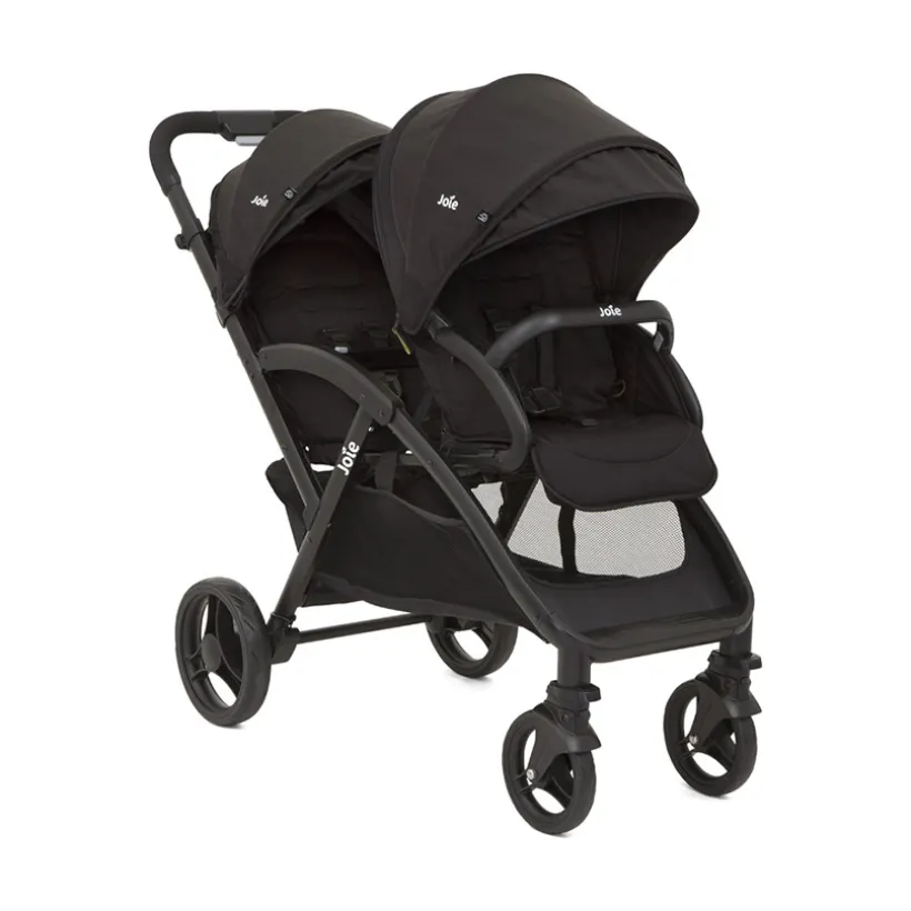 Dubbele kinderwagen Evalite Duo shale voor tweelingen en kinderen dicht bij elkaar