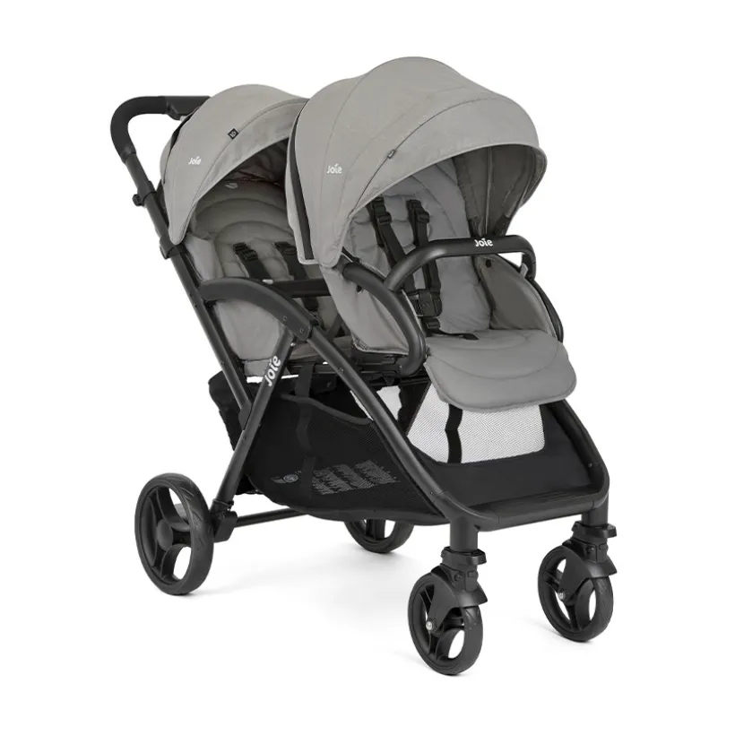 Dubbele kinderwagen Evalite Duo pebble voor tweelingen of kinderen dicht bij elkaar in leeftijd