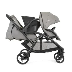 Dubbele kinderwagen Evalite Duo pebble voor tweelingen of kinderen dicht bij elkaar in leeftijd