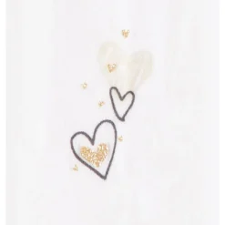 Dunne panty met glitterprint meisjes