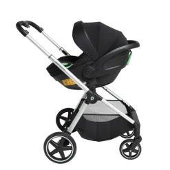 Duo Athéna Xelium kinderwagen met i-Prim i-Size-autostoel zwart/grijs