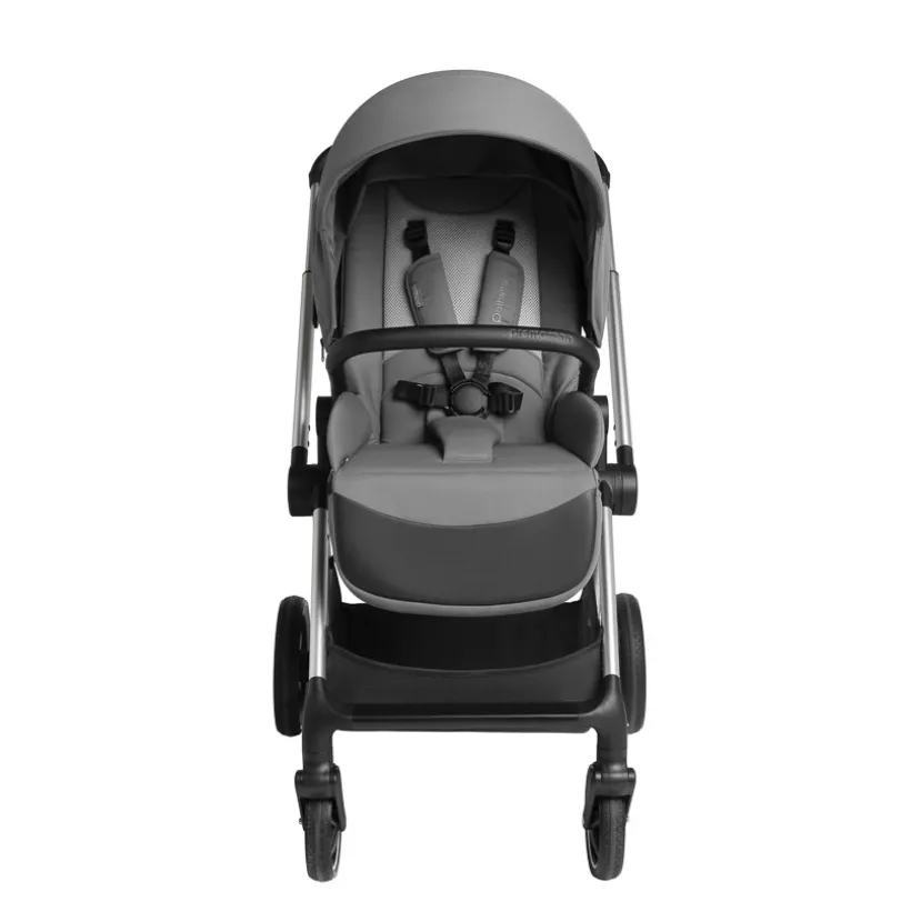 Duo Athéna Xelium kinderwagen met i-Prim i-Size-autostoel zwart/grijs