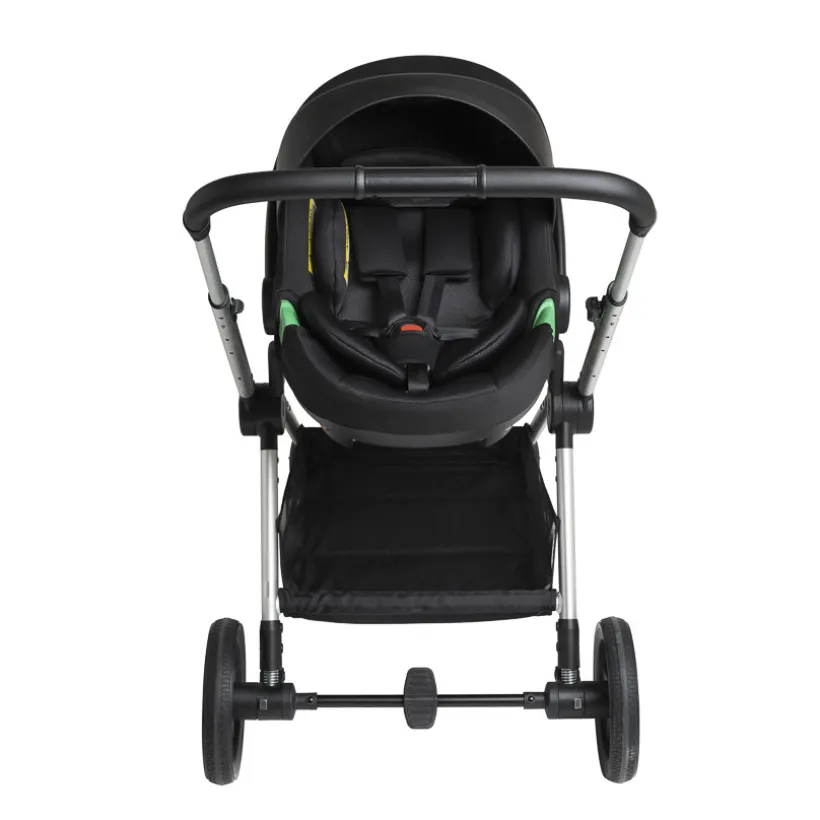 Duo Athéna Xelium kinderwagen met i-Prim i-Size-autostoel zwart/grijs