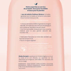 Eau de toilette fraîcheur 200 ml