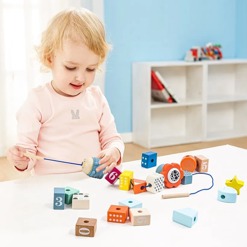 Educatief speelgoed Houten Multifunctionele Duizendpoot 18M+
