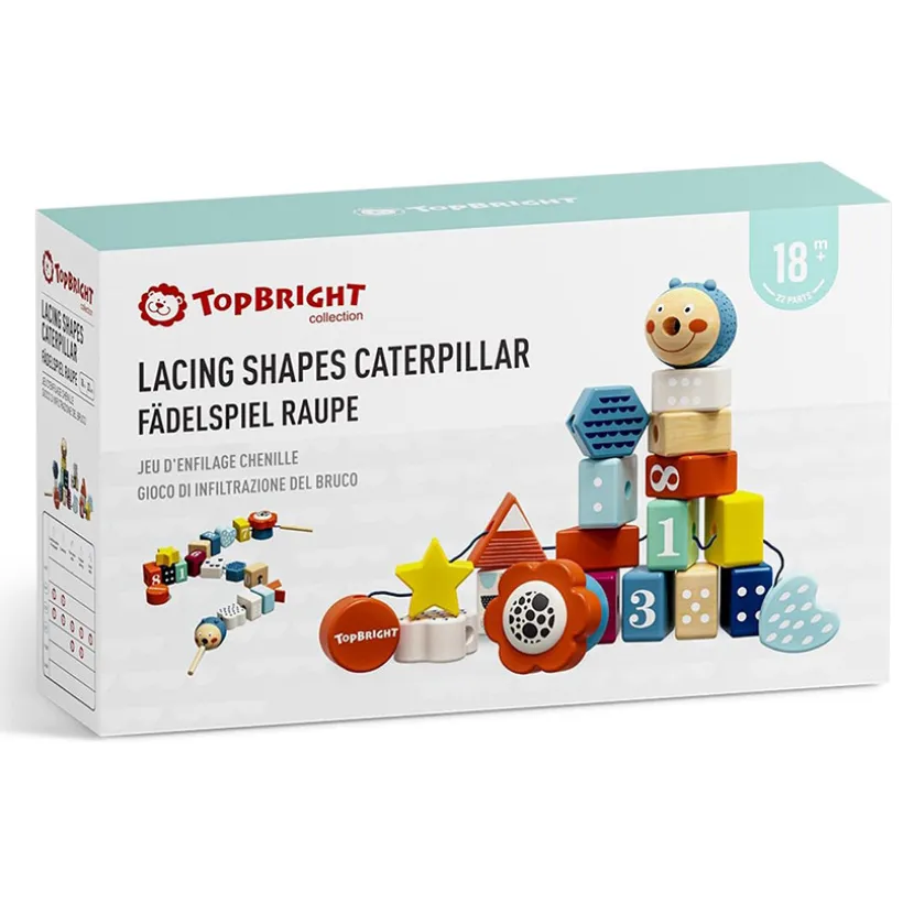 Educatief speelgoed Houten Multifunctionele Duizendpoot 18M+