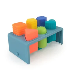 Educatief vormen spel Press & Pop