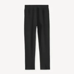 Een effen molleton jegging meisjes
