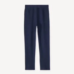 Een effen molleton jegging meisjes