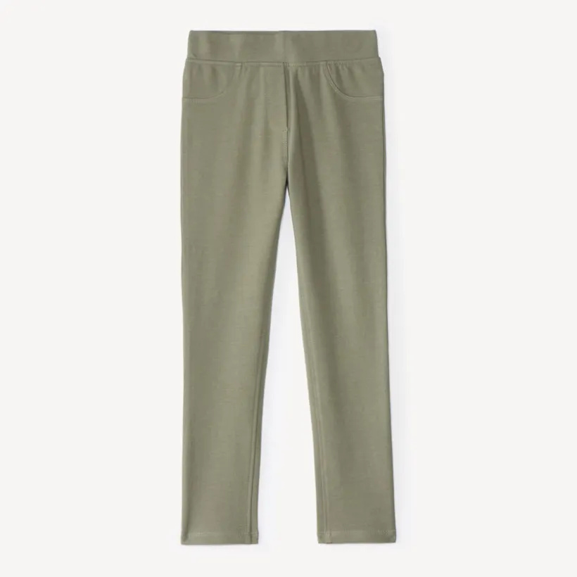 Eenkleurige leggings voor meisje