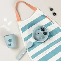 Eerste maaltijdset 3-delig Celebration Blauw
