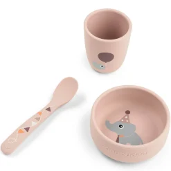 Eerste maaltijdset 3-delig Celebration Roze