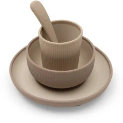 Eetset baby silicone Natural Shades