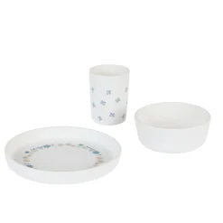 Eetset van siliconen 5-delig - Tiny Flowers