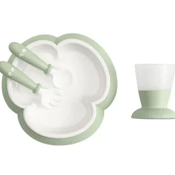 Eetset voor baby's - Pastelgroen