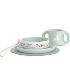 Eetset Wonderland 6m+ Blauw