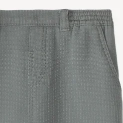 Effen canvas broek voor babyjongen