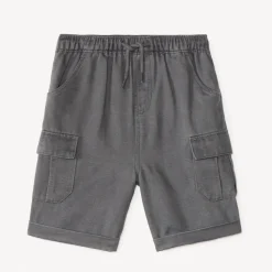 Effen cargo bermuda jongens