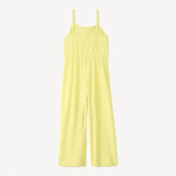 Effen crêpe jersey romper met gedrapeerde bovenkant meisjes