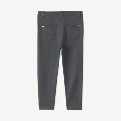 Effen fleece broek meisjes